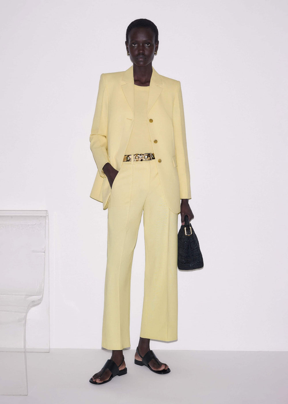 Lemon Yellow Perfect Basic Vest meandem