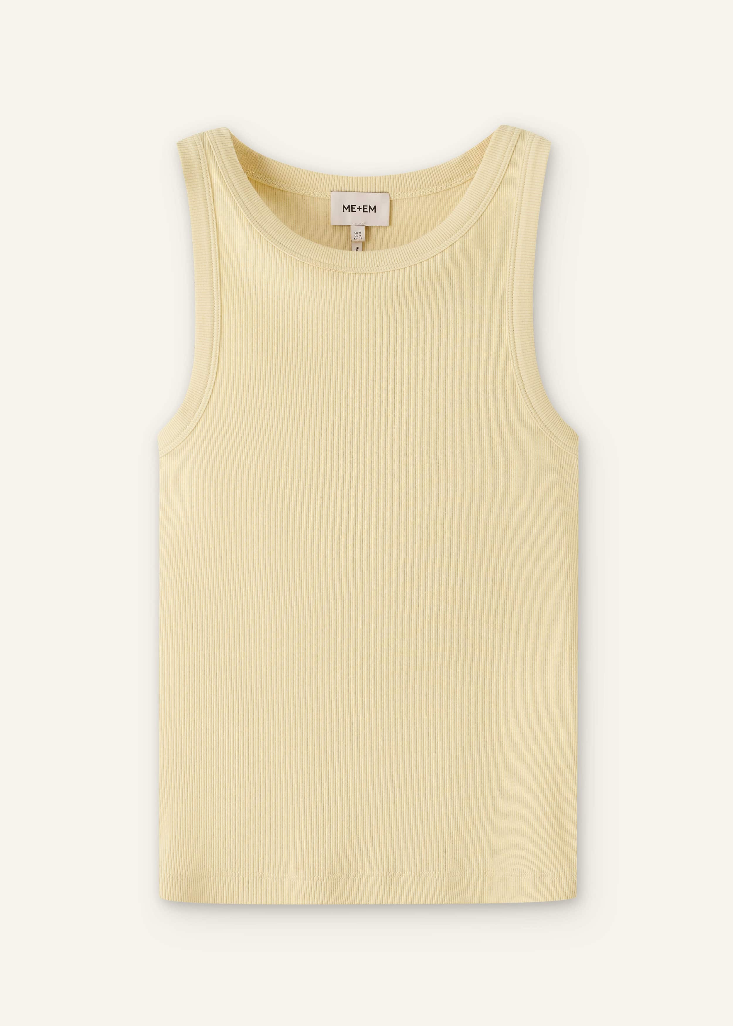 Lemon Yellow Perfect Basic Vest meandem
