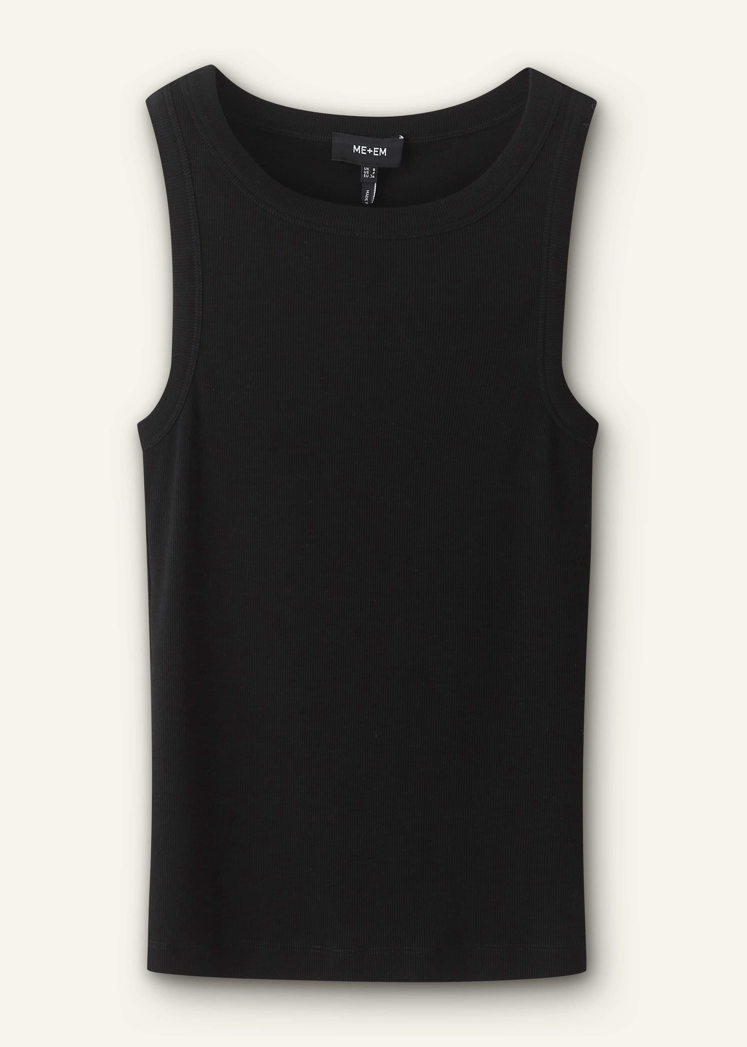 Black Ultimate Crew Neck Tank meandem