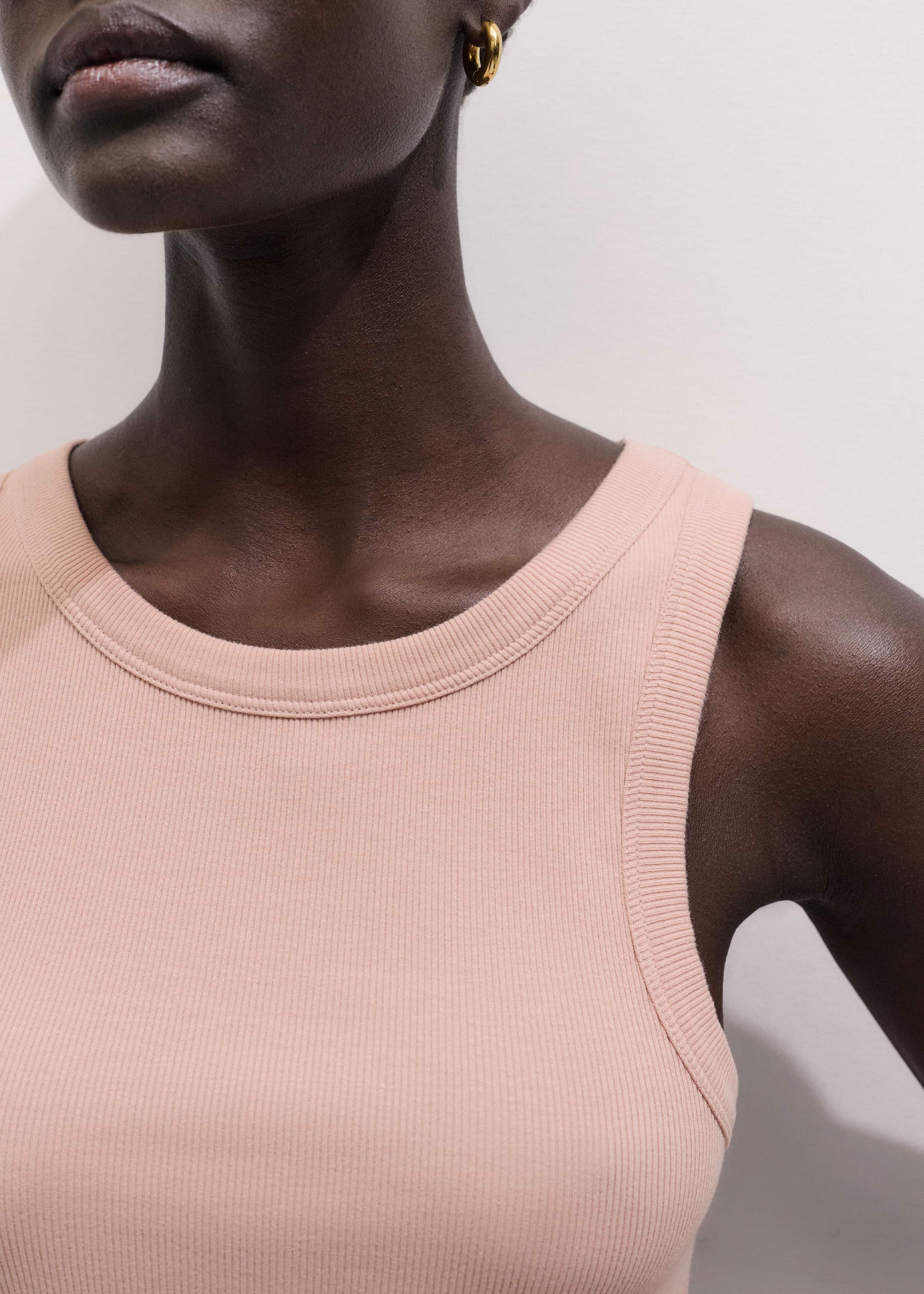 Blush Pink Perfect Basic Vest meandem