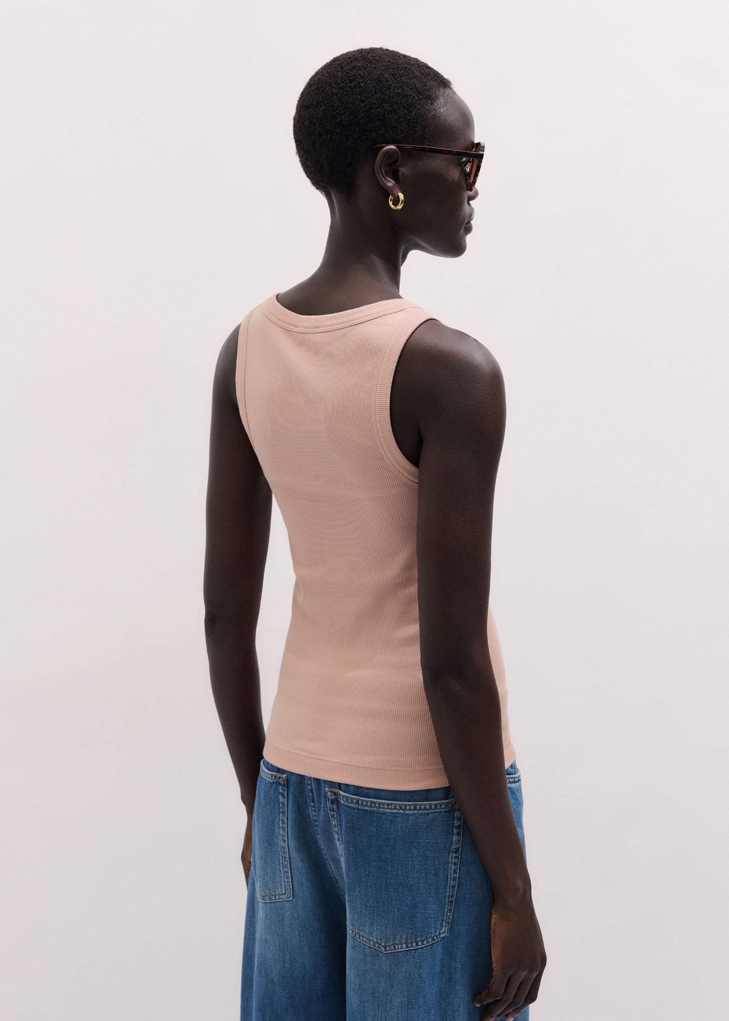 Blush Pink Perfect Basic Vest meandem