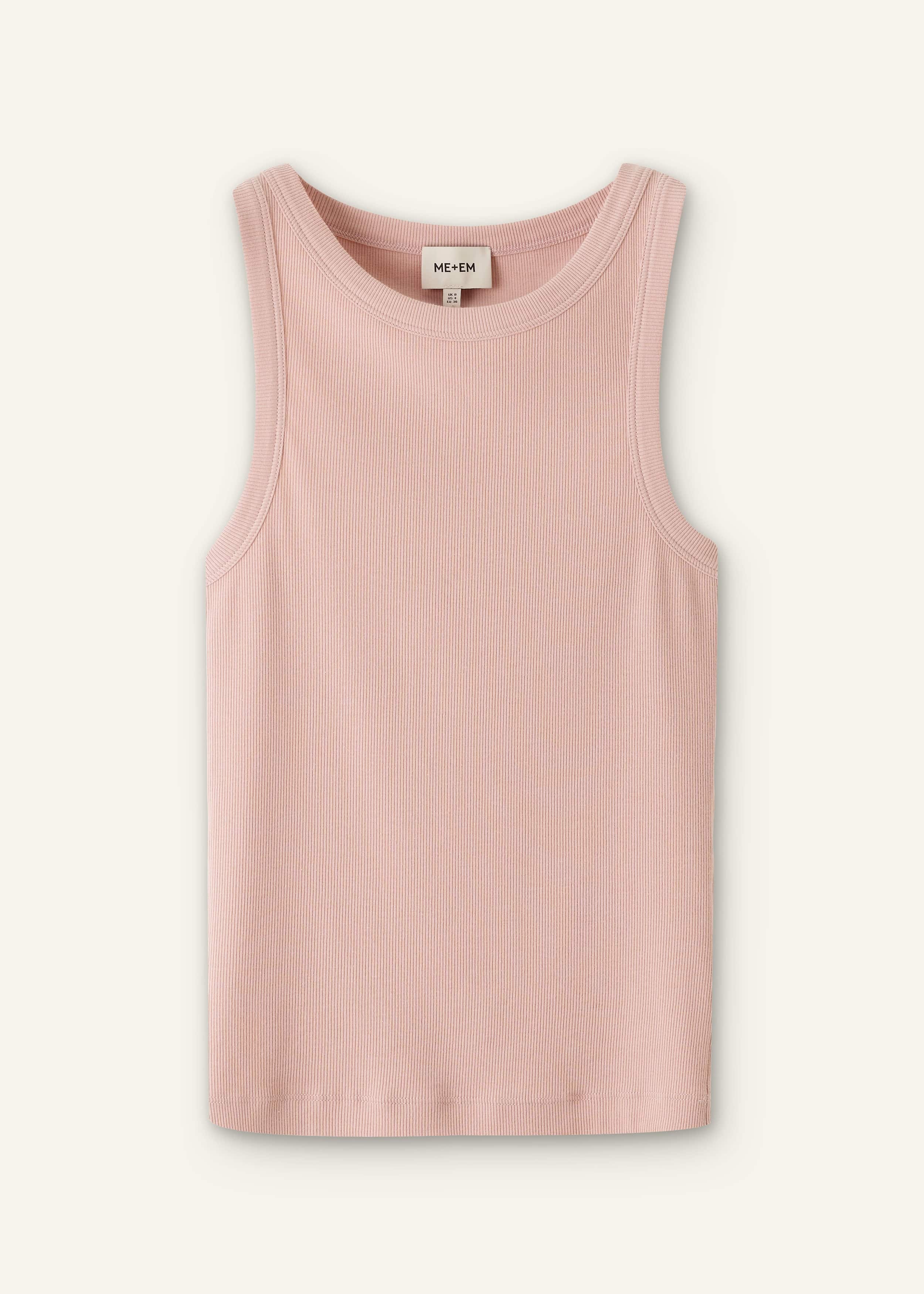 Blush Pink Perfect Basic Vest meandem