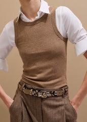 Camel Brown Ultimate Crew Neck Tank meandem