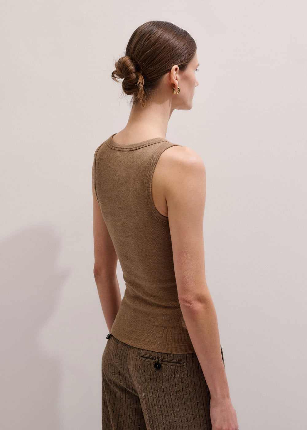 Camel Brown Ultimate Crew Neck Tank meandem