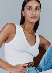 White Ultimate V-Neck Vest meandem