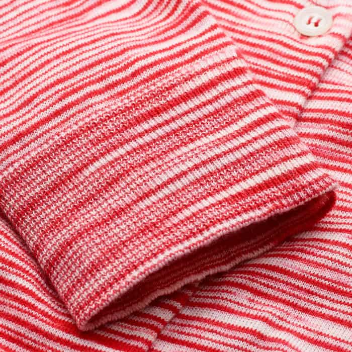 Red Spacedye Slim Fit Cardigan meandem