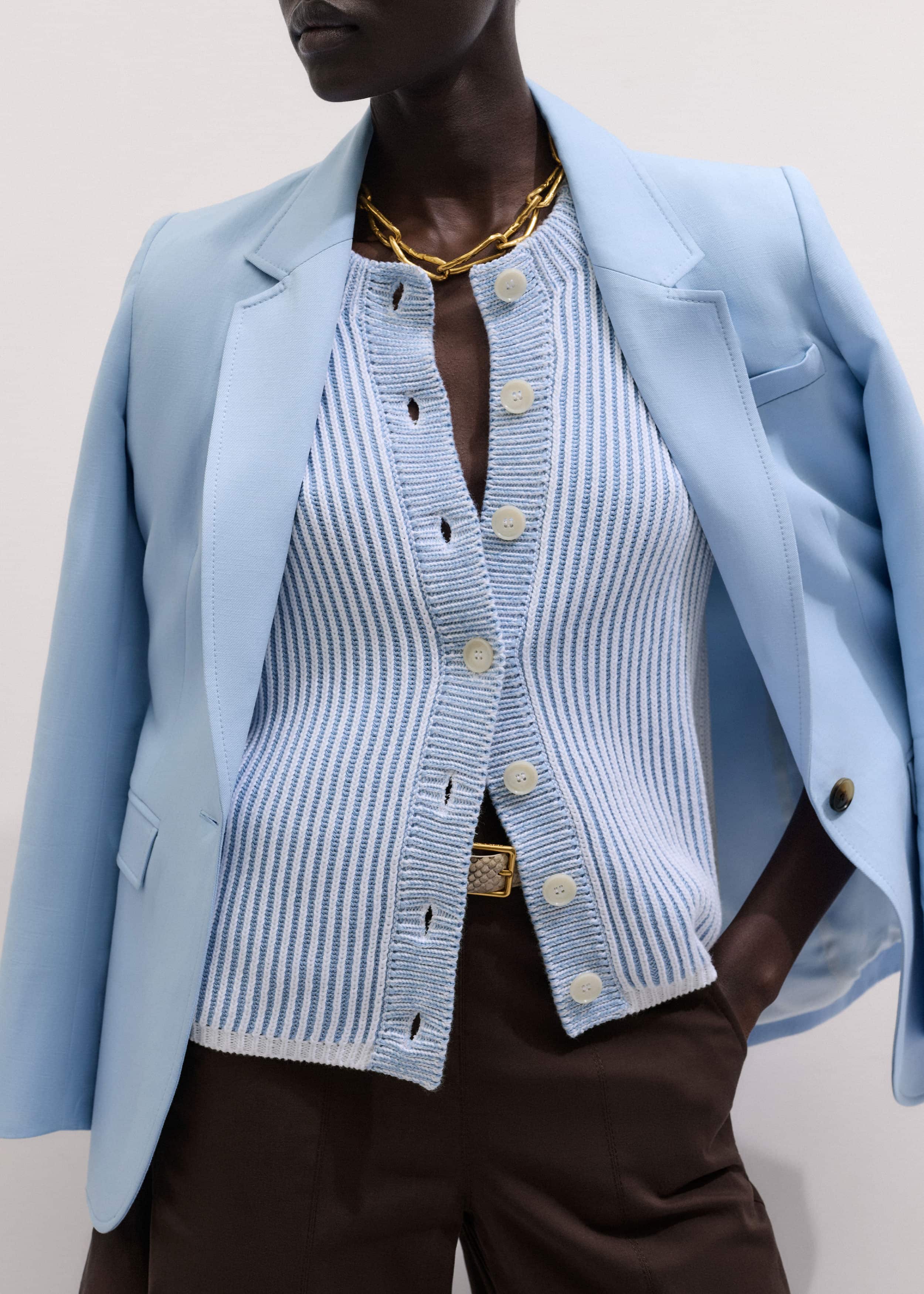 Blue Soft Touch Cardigan meandem