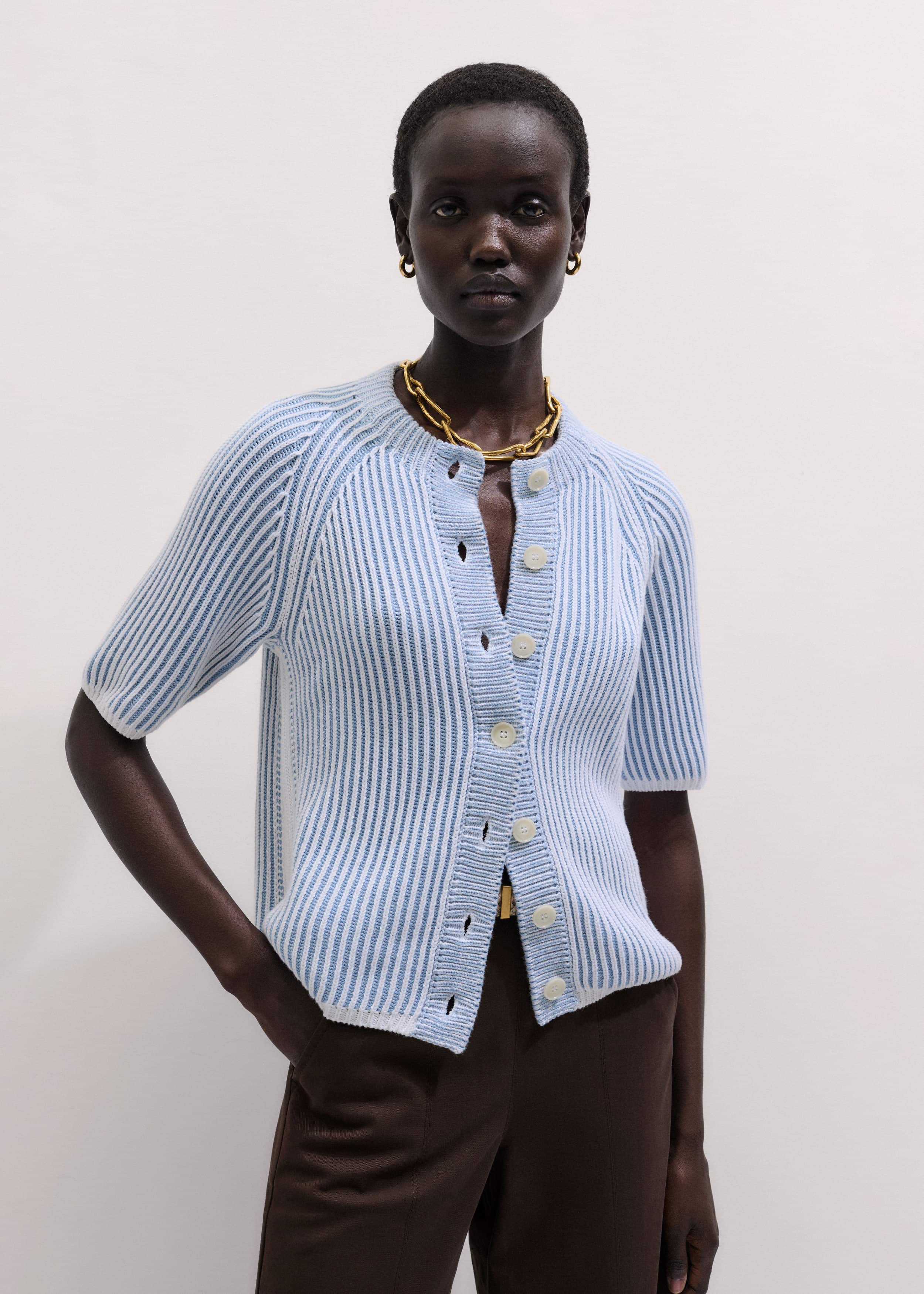 Blue Soft Touch Cardigan meandem
