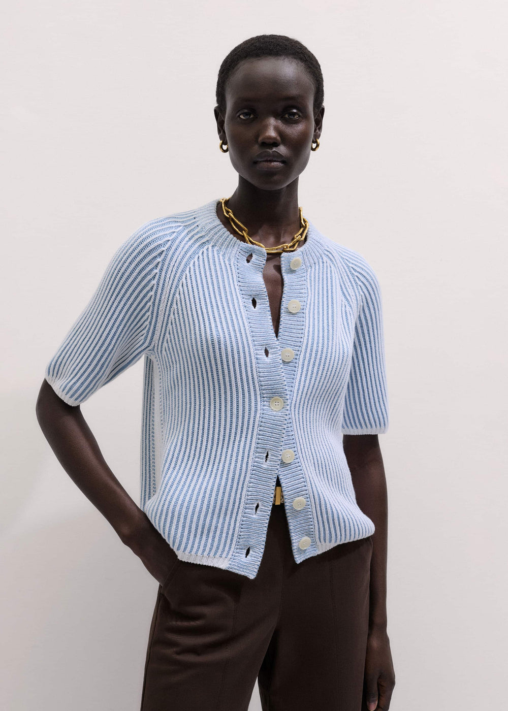 Blue Soft Touch Cardigan meandem