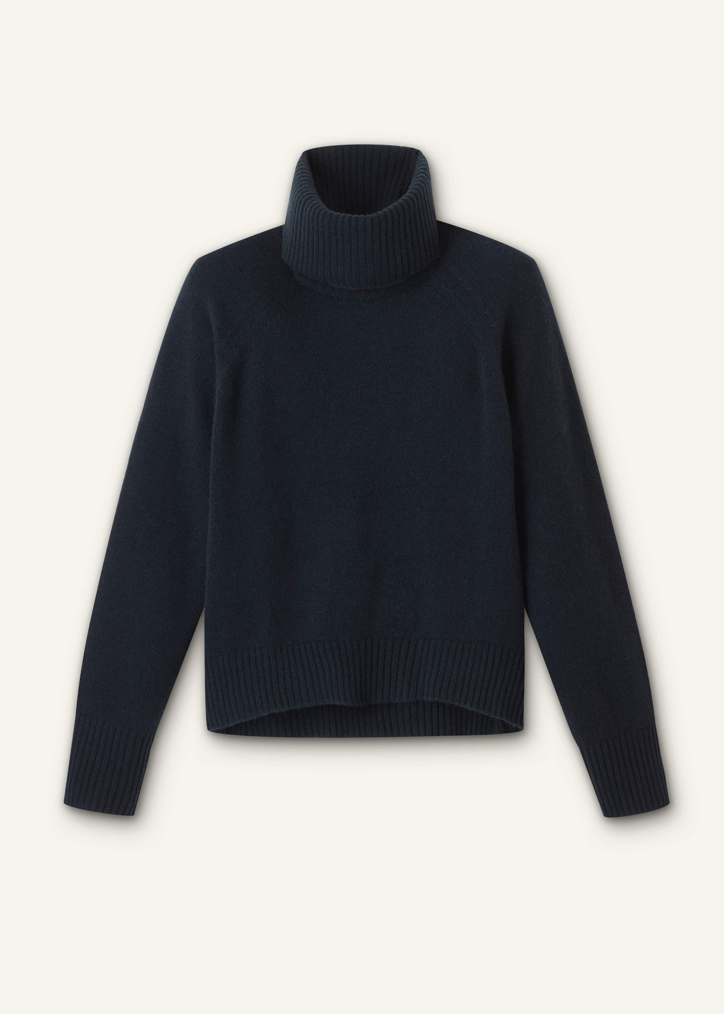 Navy Raglan Sweater + Snood meandem