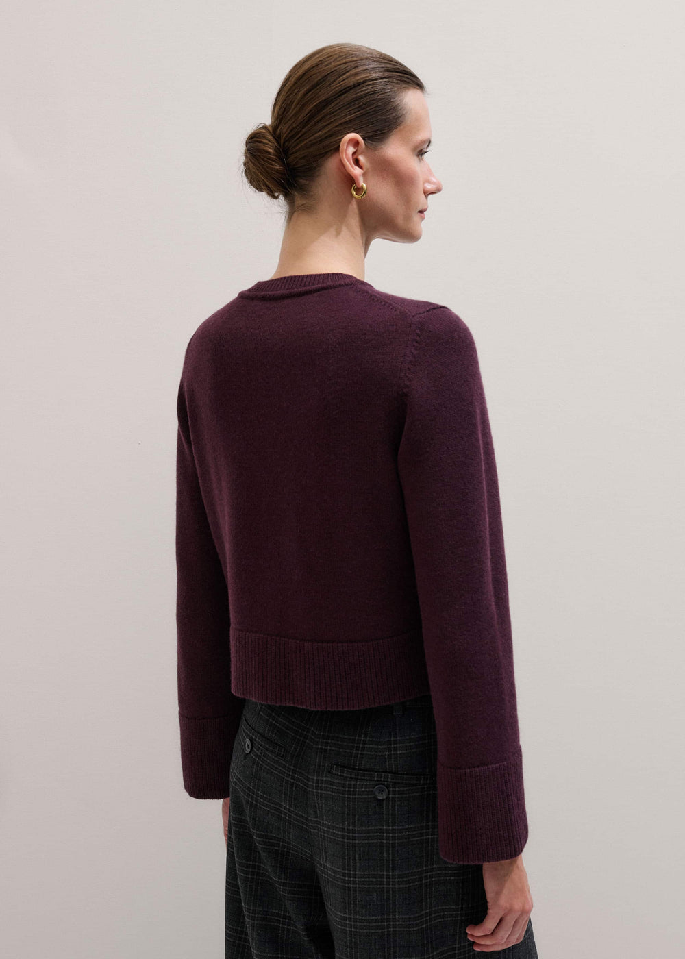 Red Button-Through Straight Cardigan meandem