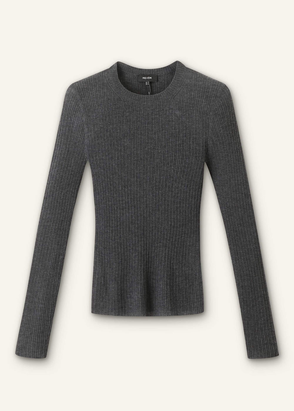 Gray Barely There Sweater meandem