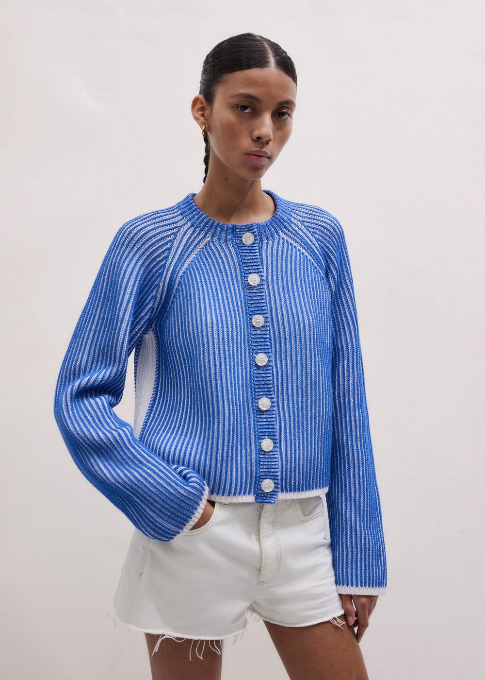 White Soft Touch Cardigan meandem