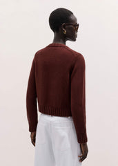 Cinnamon Straight Crop Cardigan meandem