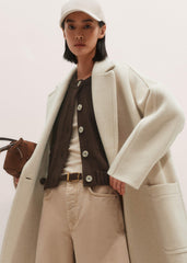 Brown Crop Cardigan meandem