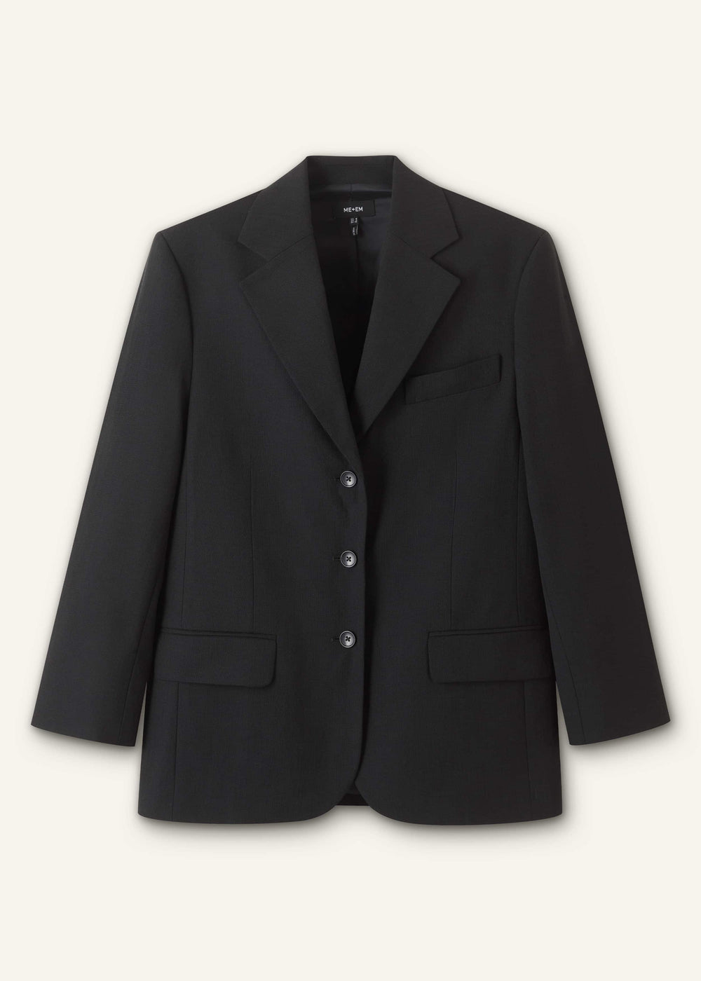 Black Icon Oversized Blazer meandem