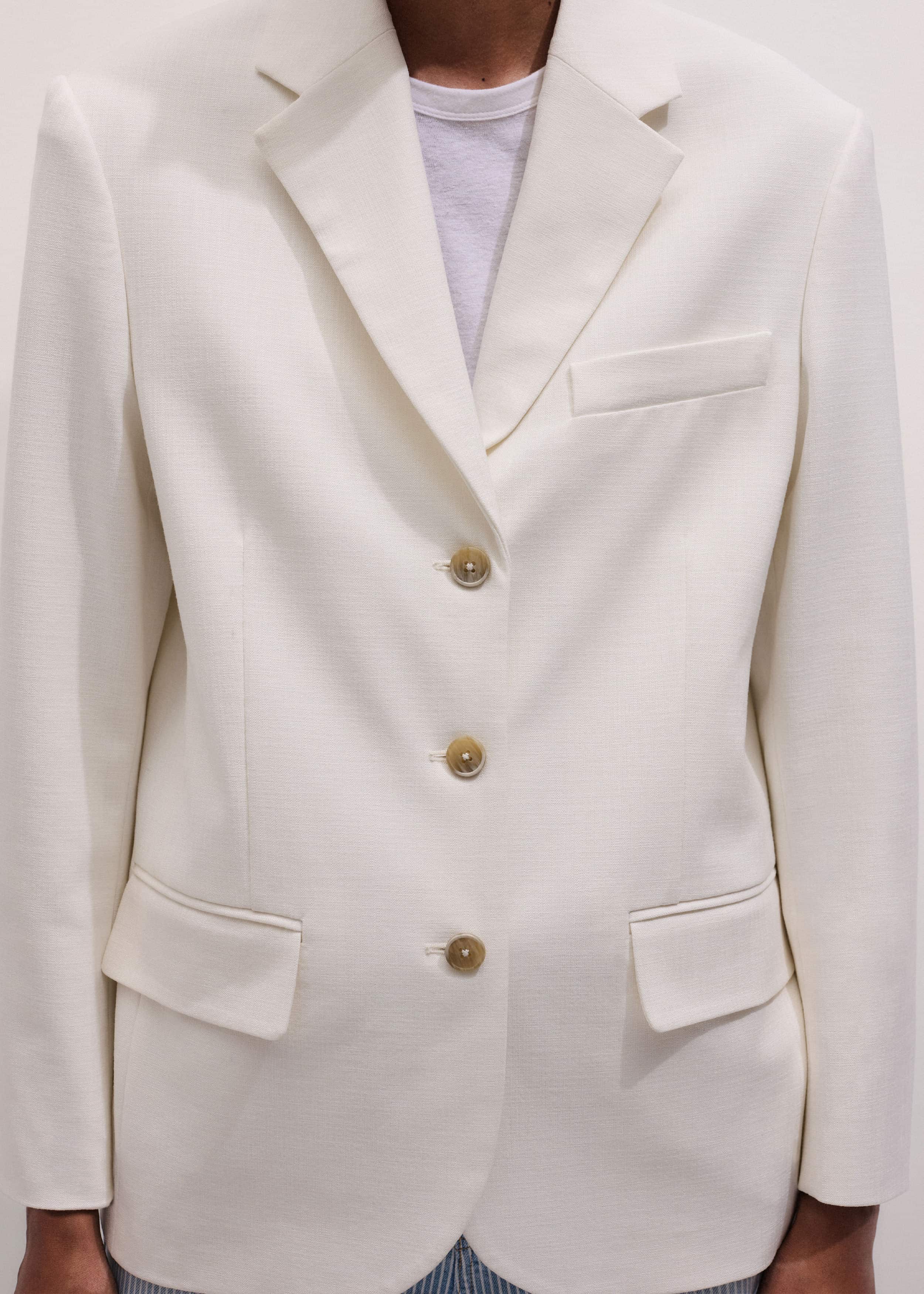 Ivory Icon Intelligently Oversized Blazer meandem