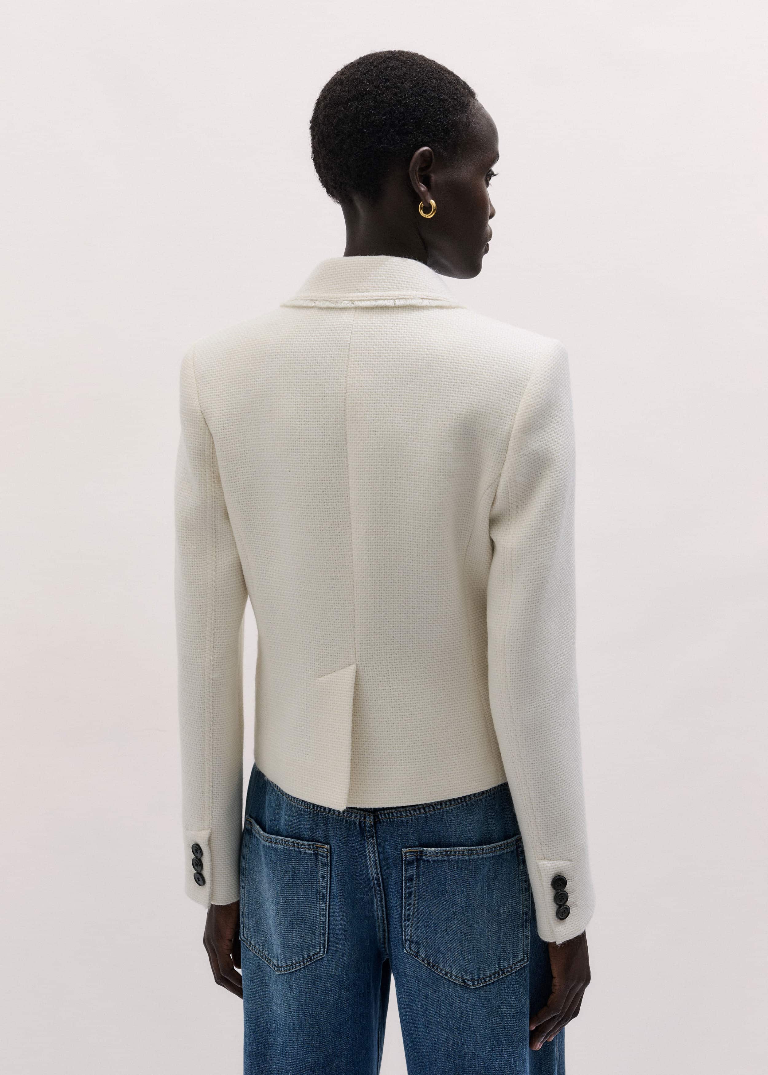 Ivory AM-PM Fitted Blazer meandem