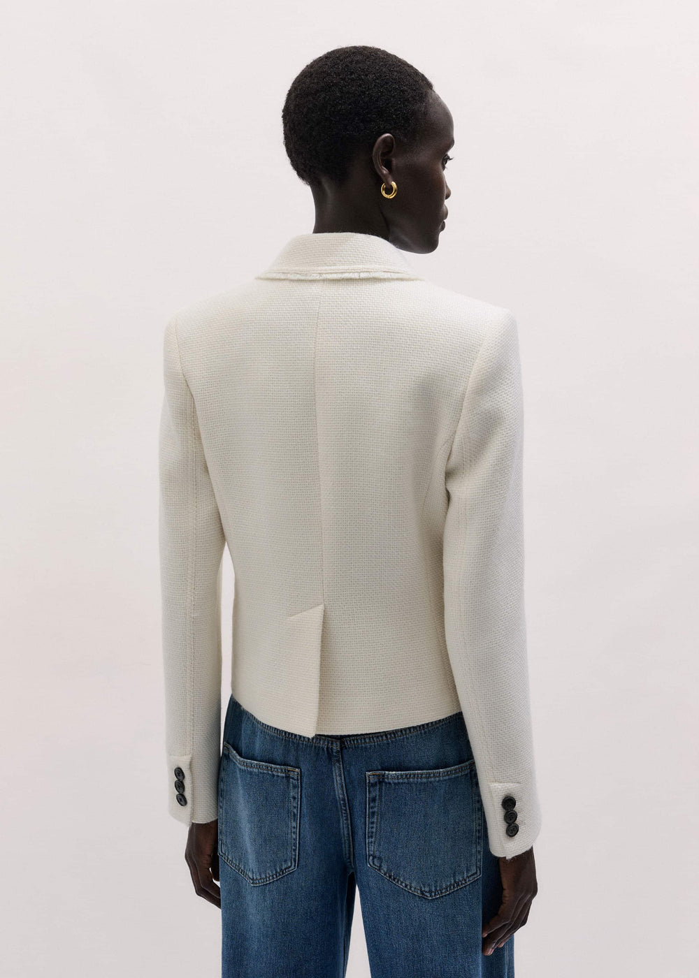 Ivory AM-PM Fitted Blazer meandem