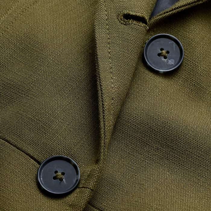 Olive Green Soft Sculpt Jacket meandem