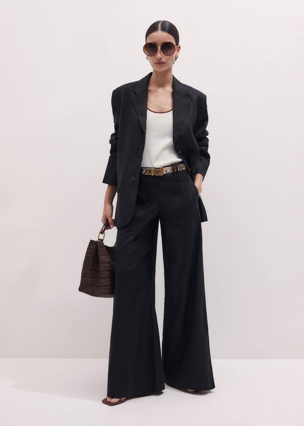 Black Summer Oversized Blazer meandem