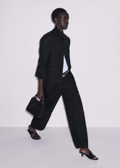 Black Icon Intelligently Oversized Short Blazer meandem