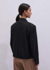 Black Icon Intelligently Oversized Short Blazer meandem