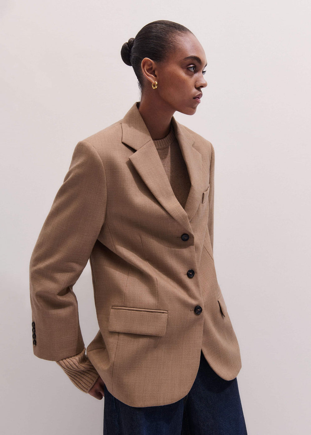 Brown Icon Oversized Blazer meandem