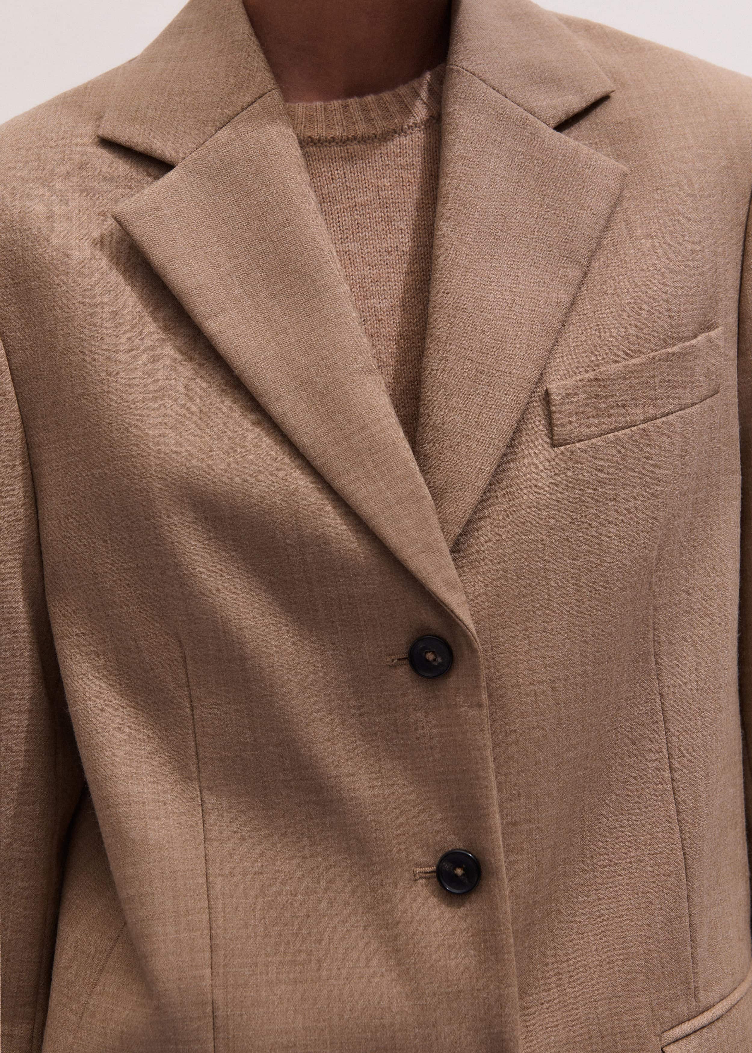 Brown Icon Oversized Blazer meandem
