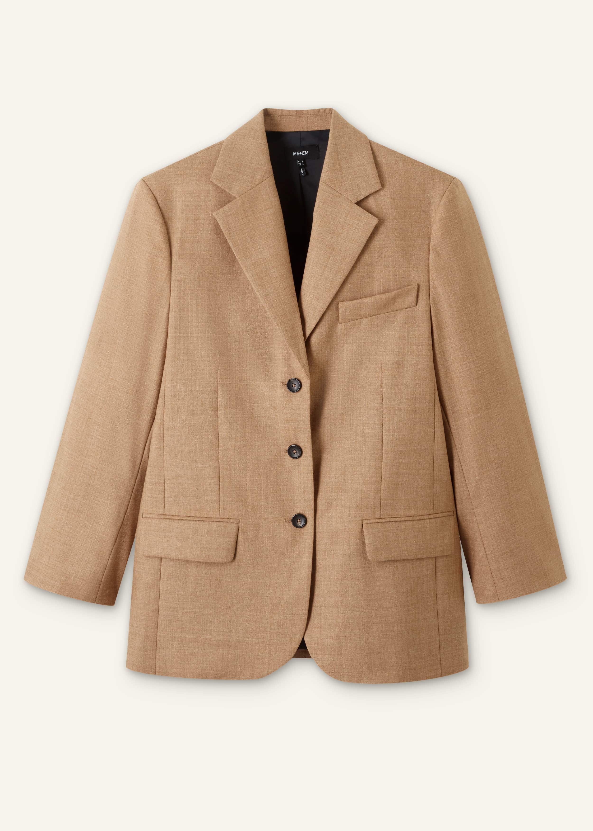 Brown Icon Oversized Blazer meandem