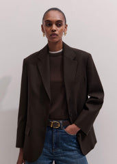 Brown Icon Intelligently Oversized Blazer meandem