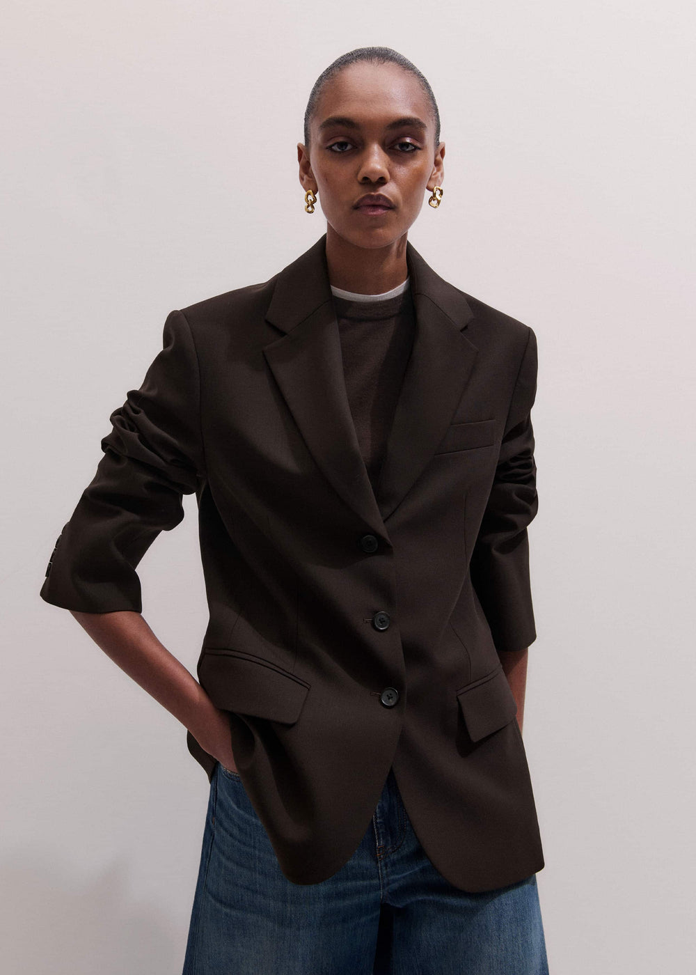 Brown Icon Intelligently Oversized Blazer meandem