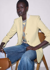 Yellow Slim Contour Blazer meandem