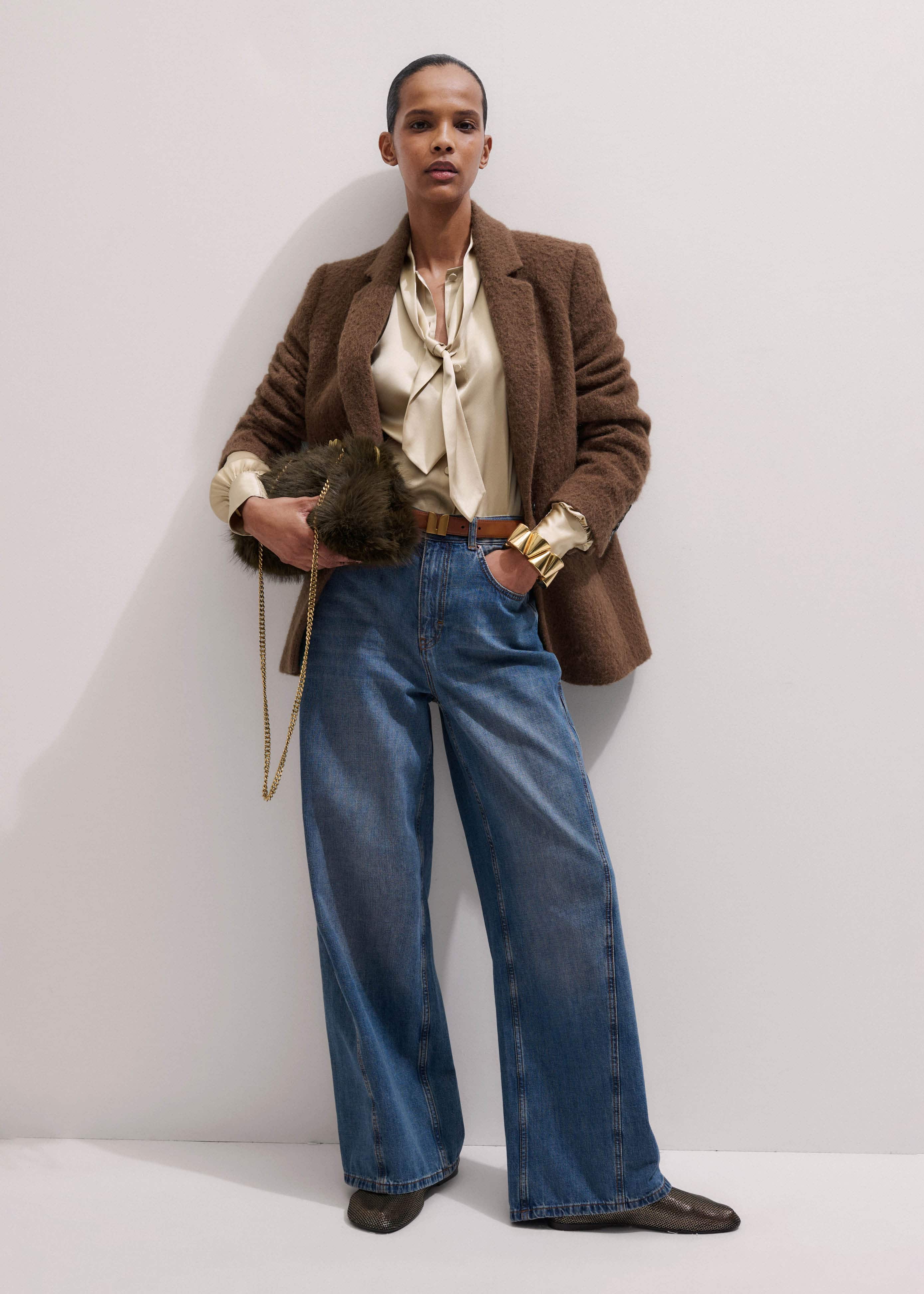 Brown Teddy Luxe Blazer meandem