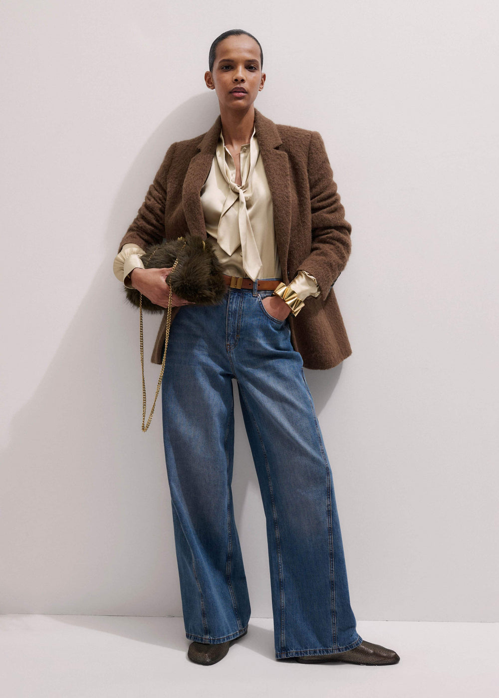 Brown Teddy Luxe Blazer meandem