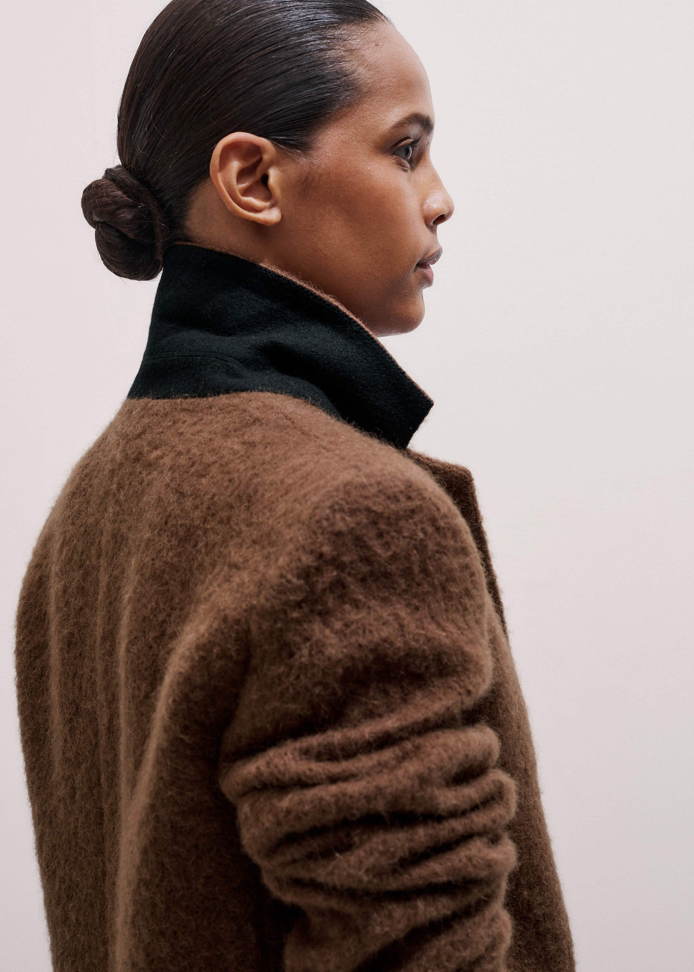 Brown Teddy Luxe Blazer meandem