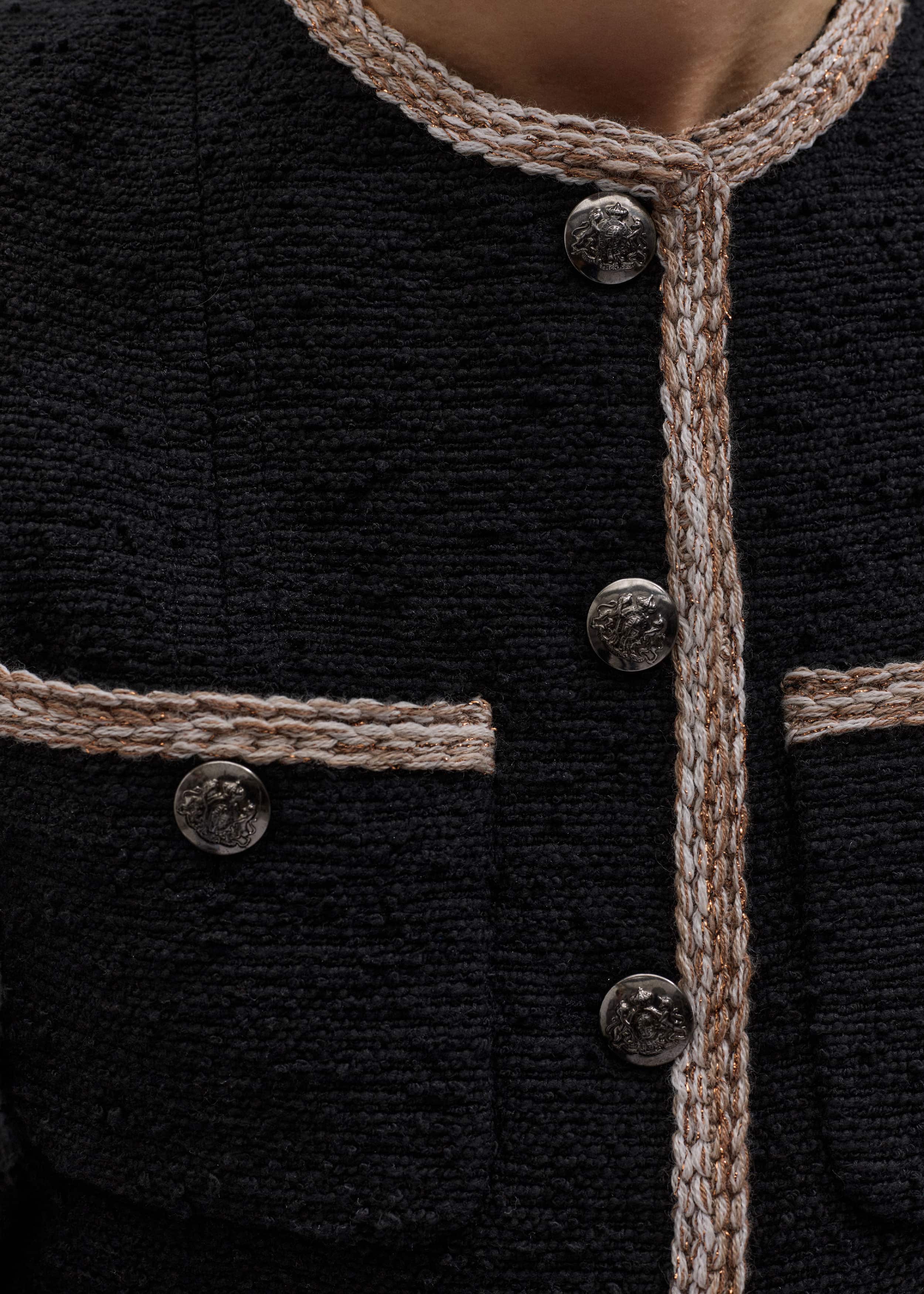 Black Straight Fit Jacket meandem