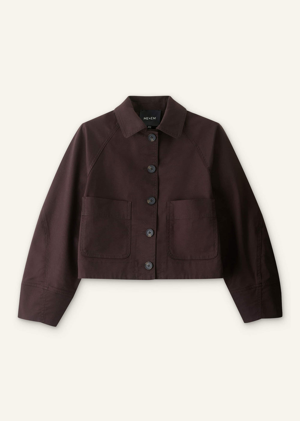 Brown Cocoon Sleeve Jacket meandem