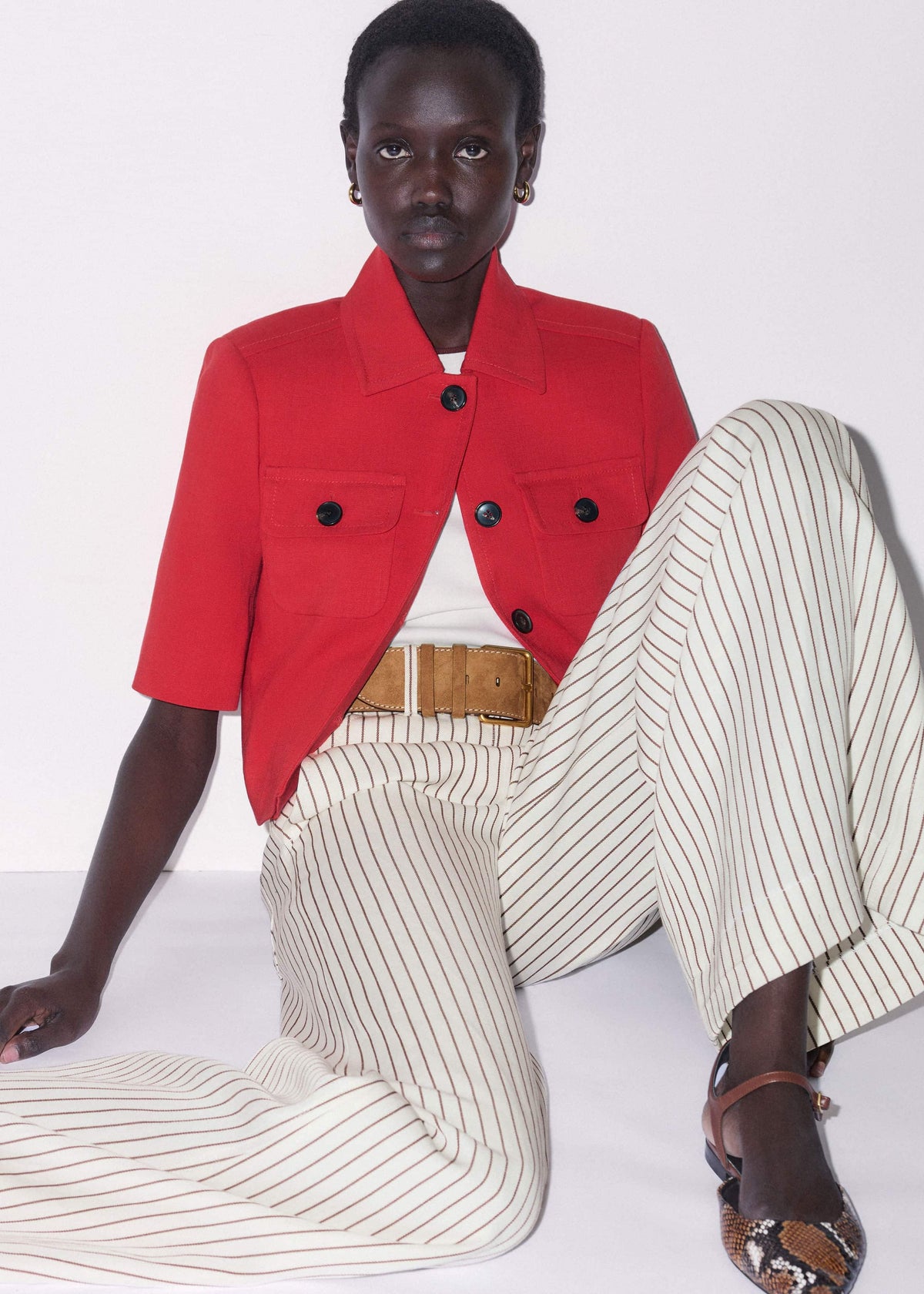 Red Box Crop Jacket meandem