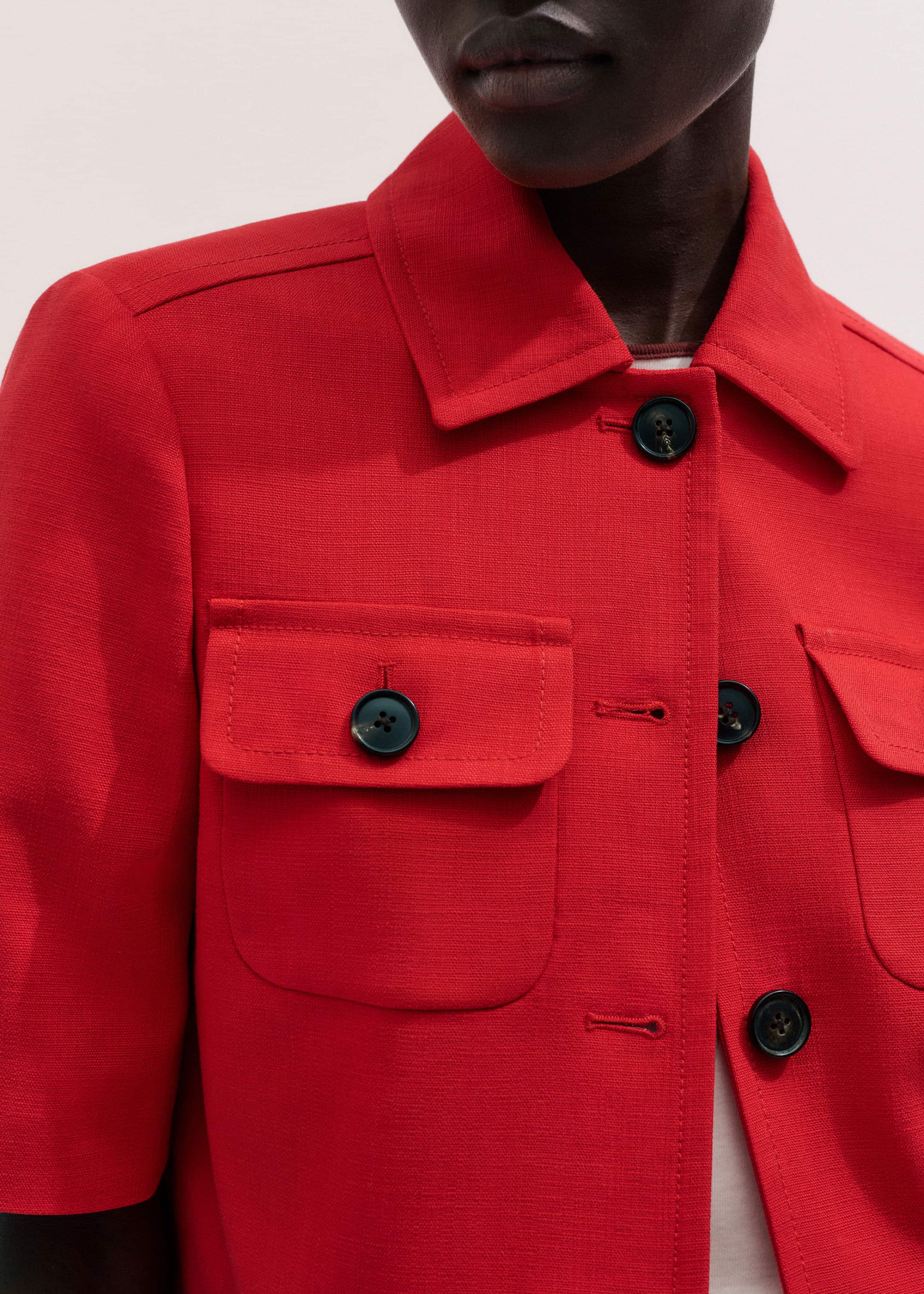 Red Box Crop Jacket meandem