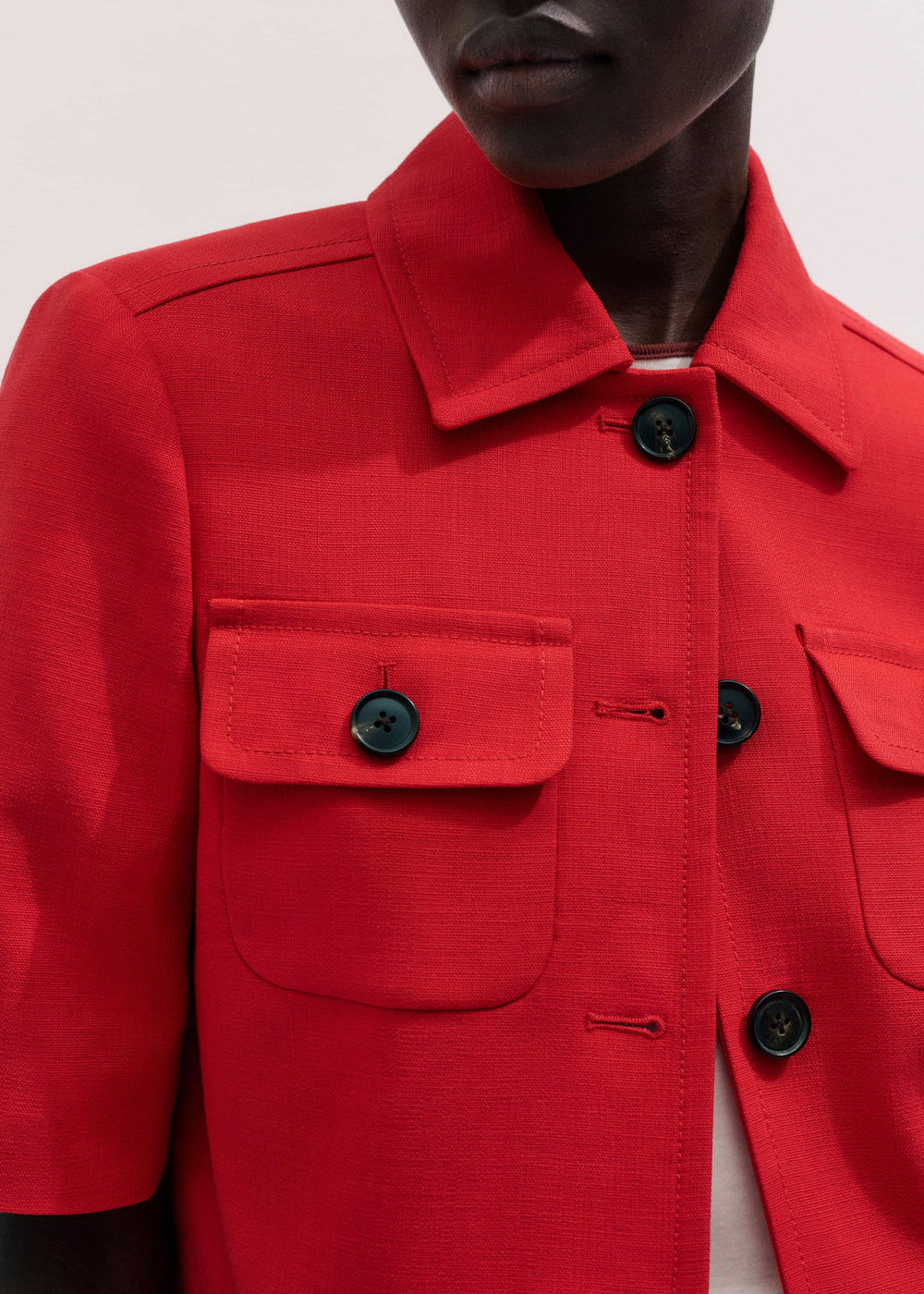 Red Box Crop Jacket meandem