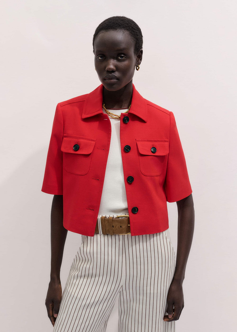 Red Box Crop Jacket meandem