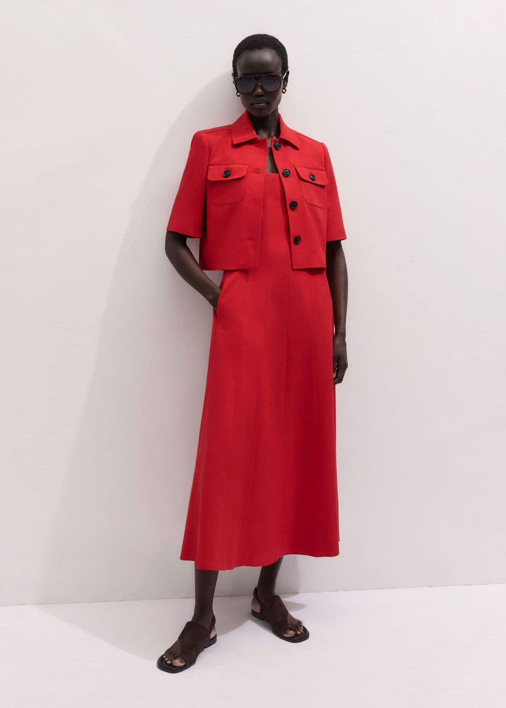 Red Box Crop Jacket meandem