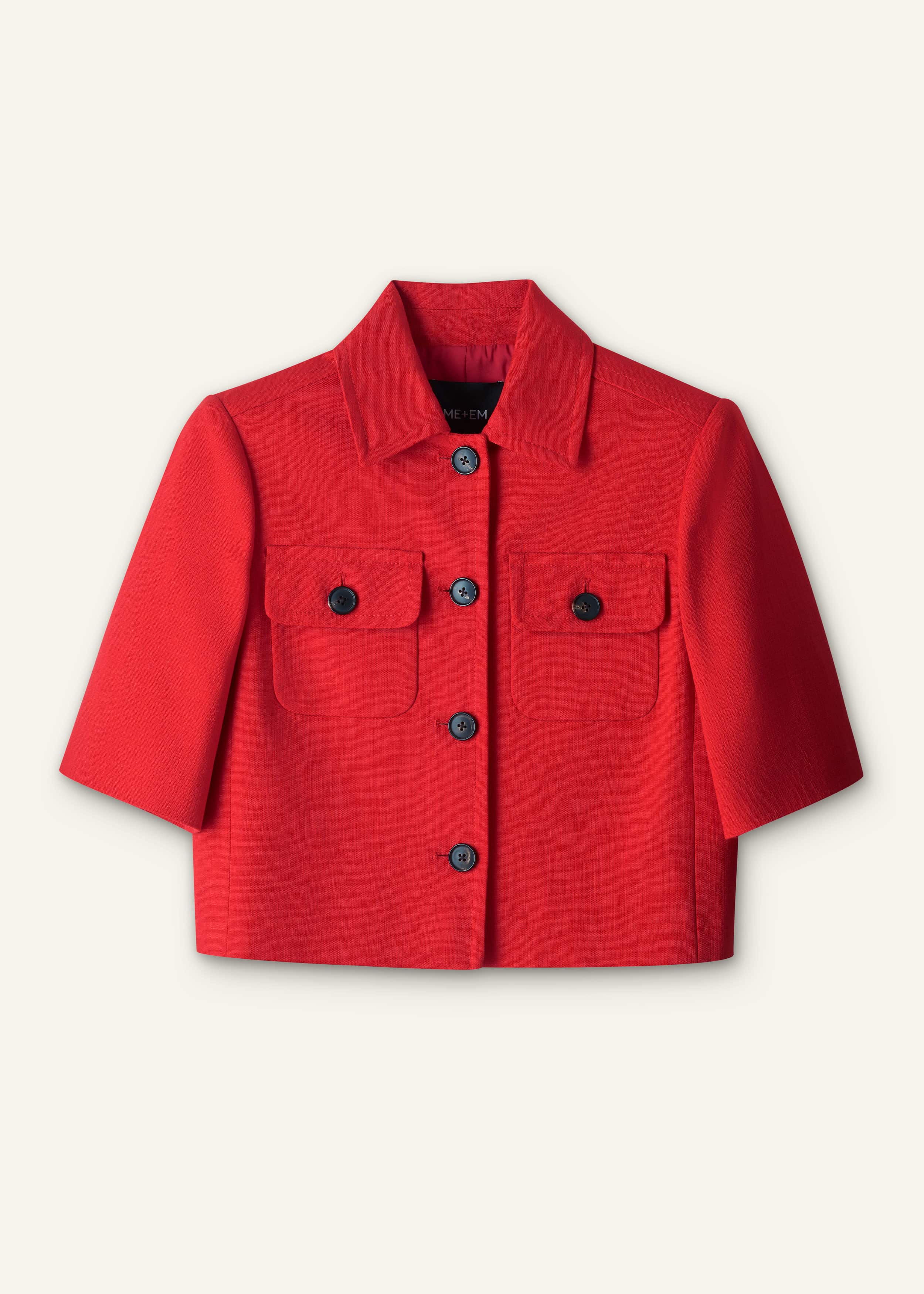 Red Box Crop Jacket meandem