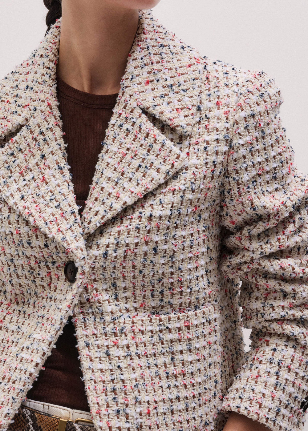 Cream Heritage Crop Jacket meandem