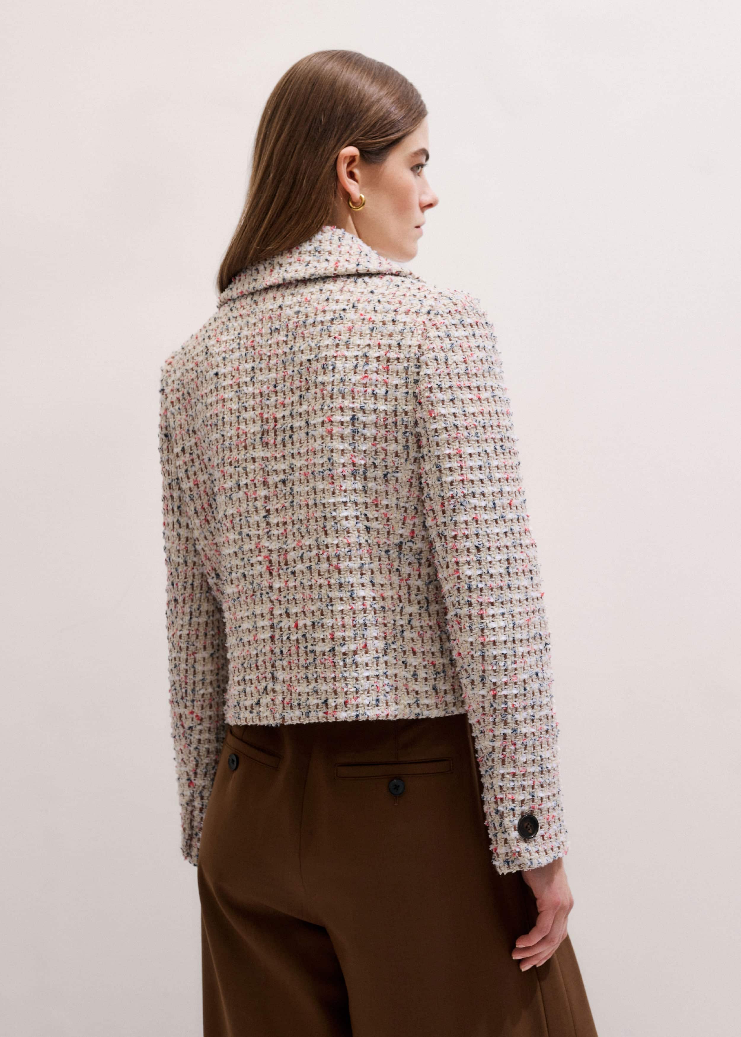Cream Heritage Crop Jacket meandem