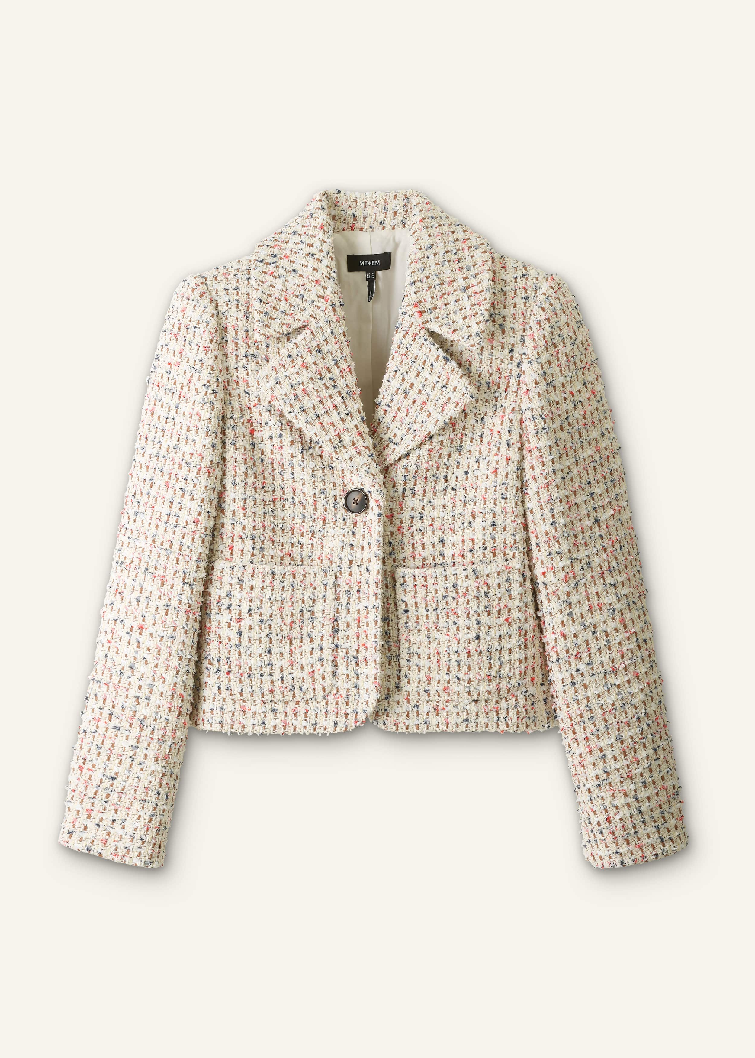 Cream Heritage Crop Jacket meandem
