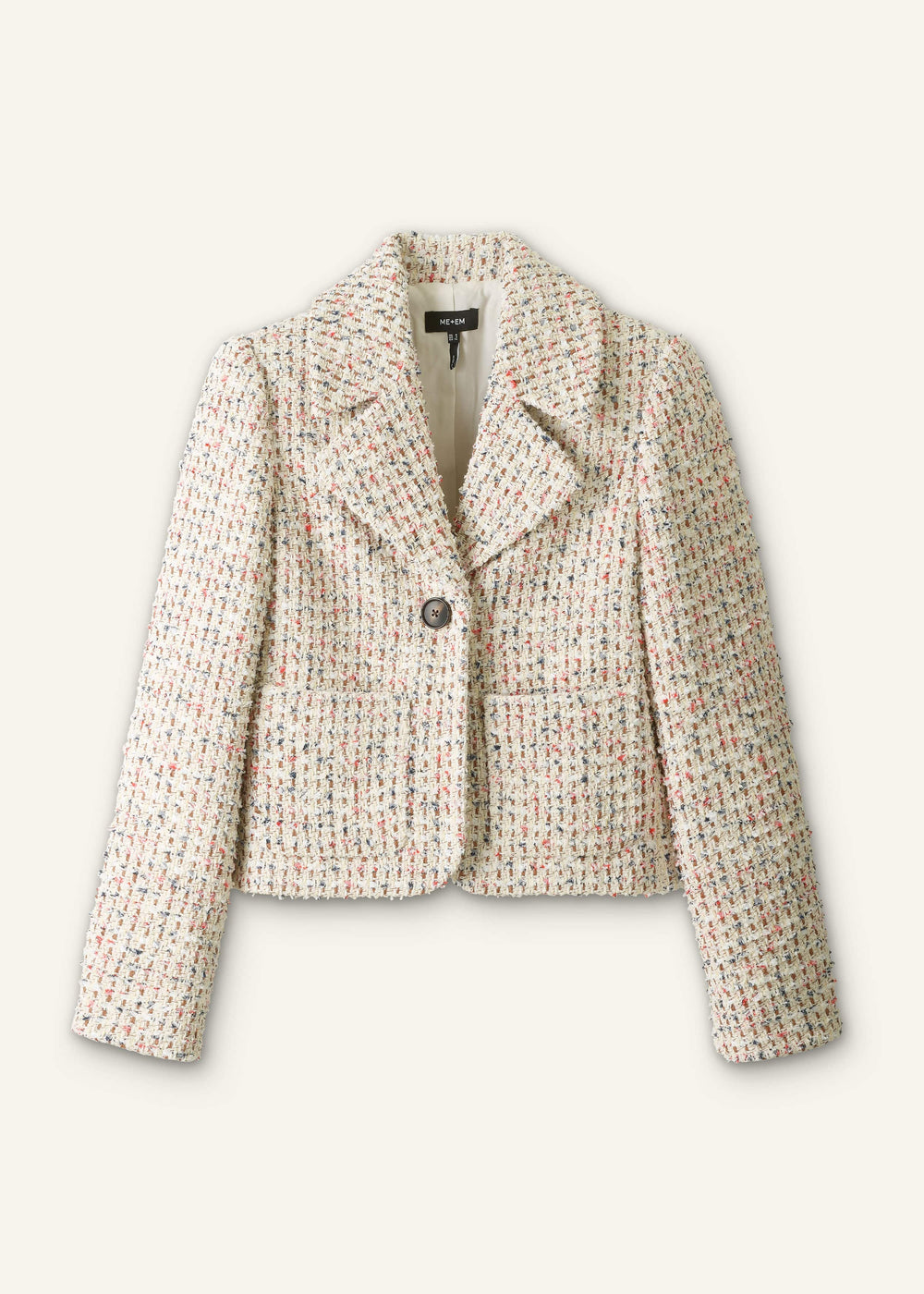 Cream Heritage Crop Jacket meandem