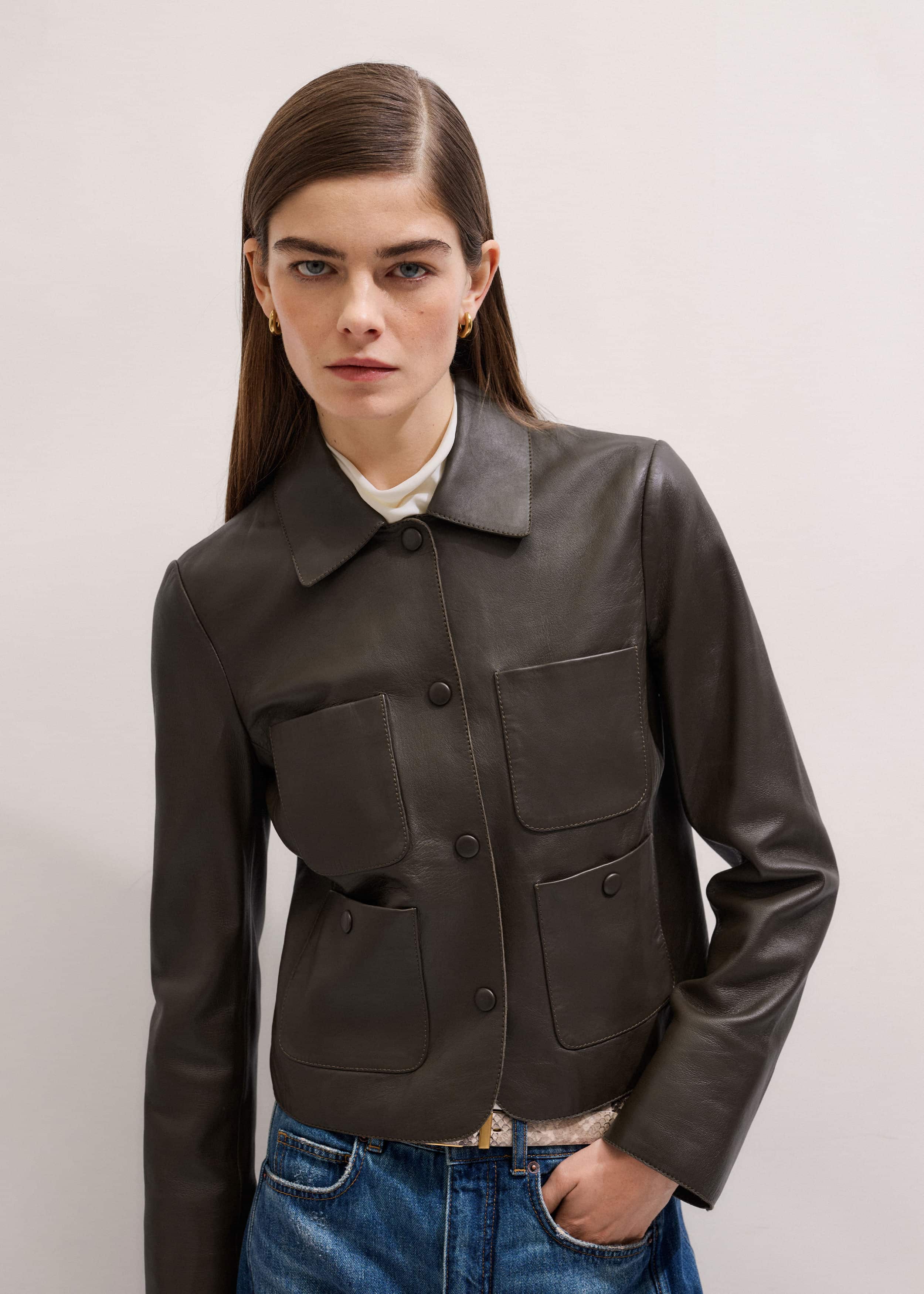Brown Patch Pocket Jacket meandem