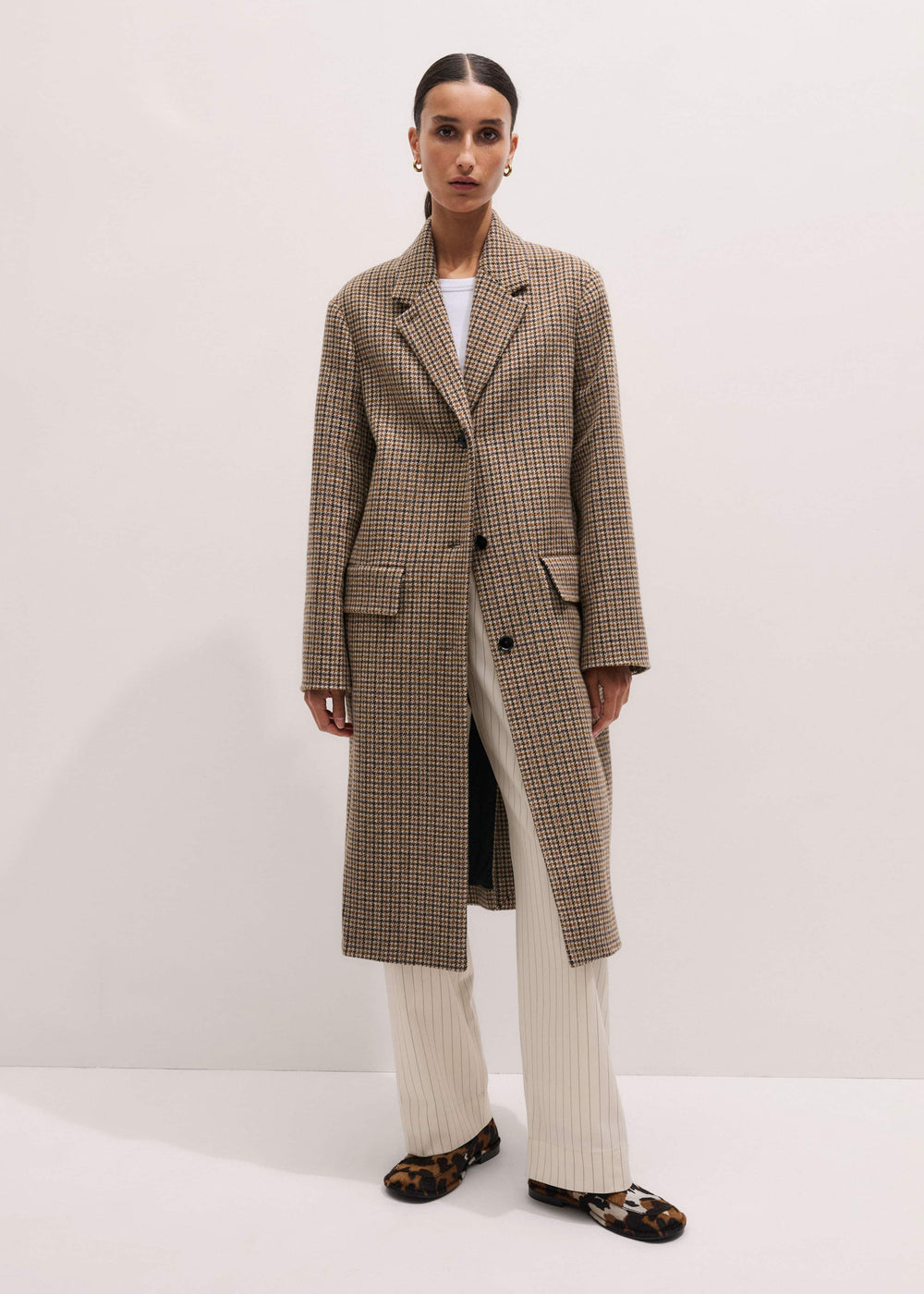 Brown Heritage Wool Coat meandem